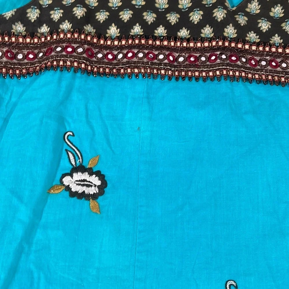 Women’s FFU Indian Kurti short sleeve Large - Picture 4 of 7